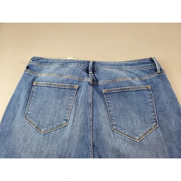 Driftwood Womens Jeans W40 L24 Petite Royce Straight Ankle  Indigo Detached - Picture 7 of 15